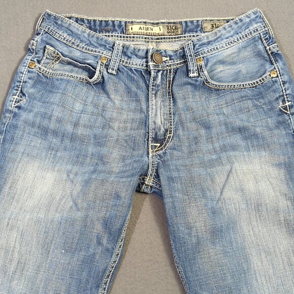 BKE Jeans Men's 31L Fits 29x32 Blue Aiden Bootcut Denim - Picture 6 of 15